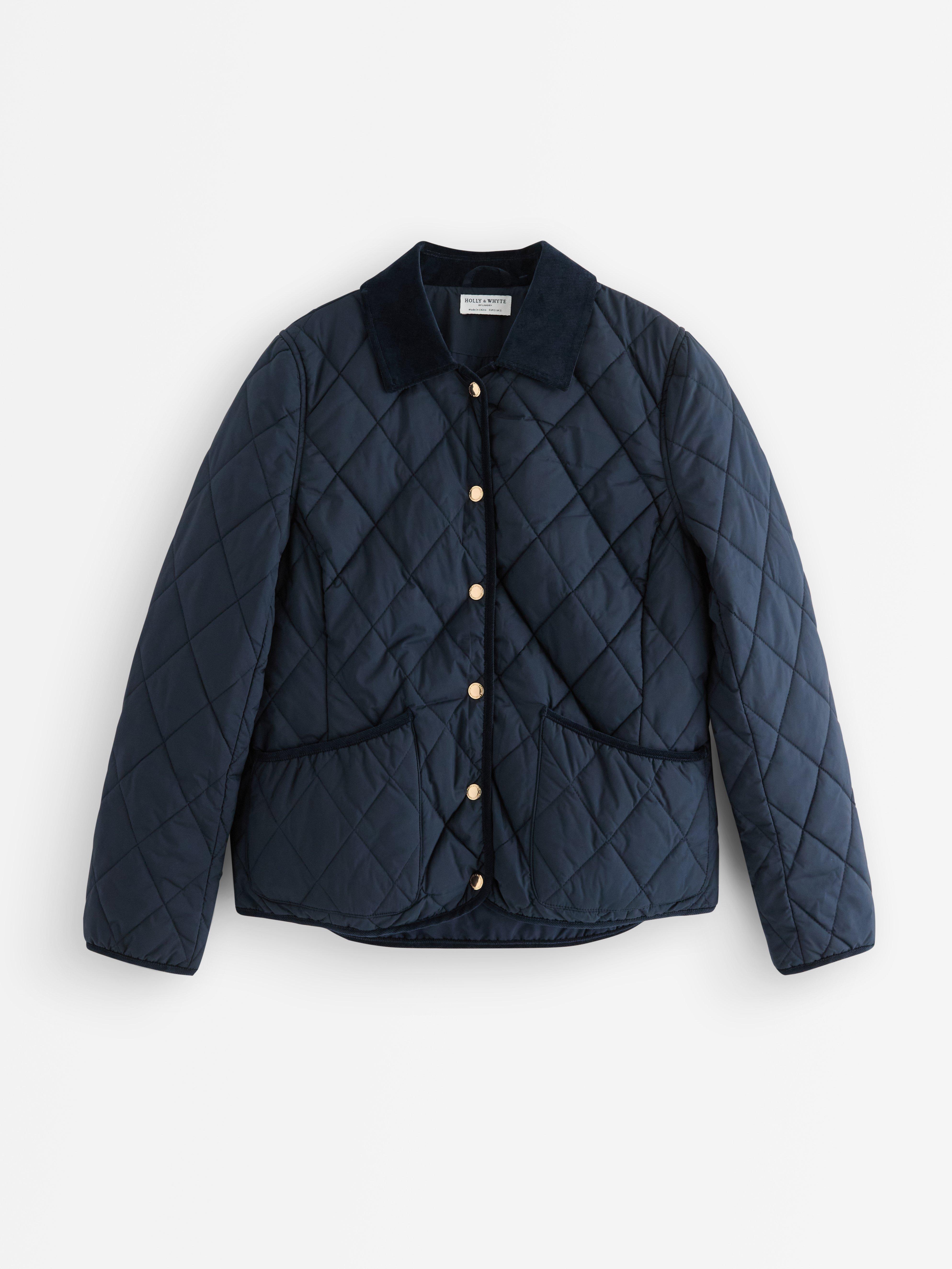 Veste matelassée bleu marine foncé