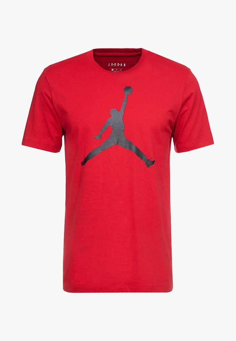 Jordan JUMPMAN CREW - T-shirt met print - gym rood/zwart
