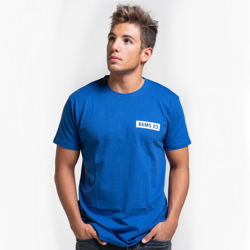 Rams T-shirt med lille rektangulært print 23