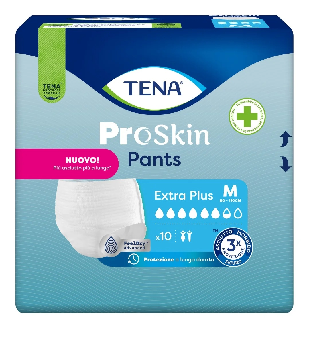 Windeln TENA Tena Pants Extra Plus M 10 Stück für Inkontinenz