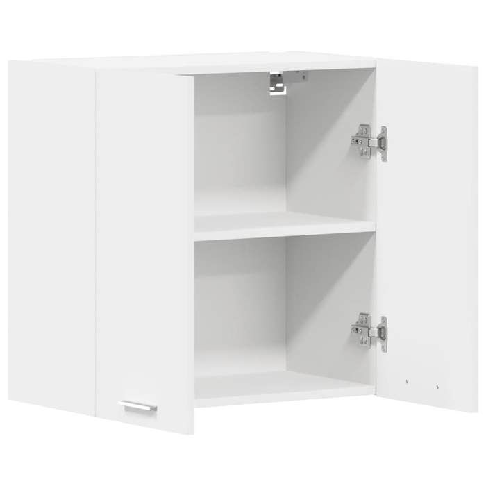 Mobiletto a parete vidaXL Lyon, 60x31x60 cm, in legno composito, bianco, per bagno e cucina, codice 801268