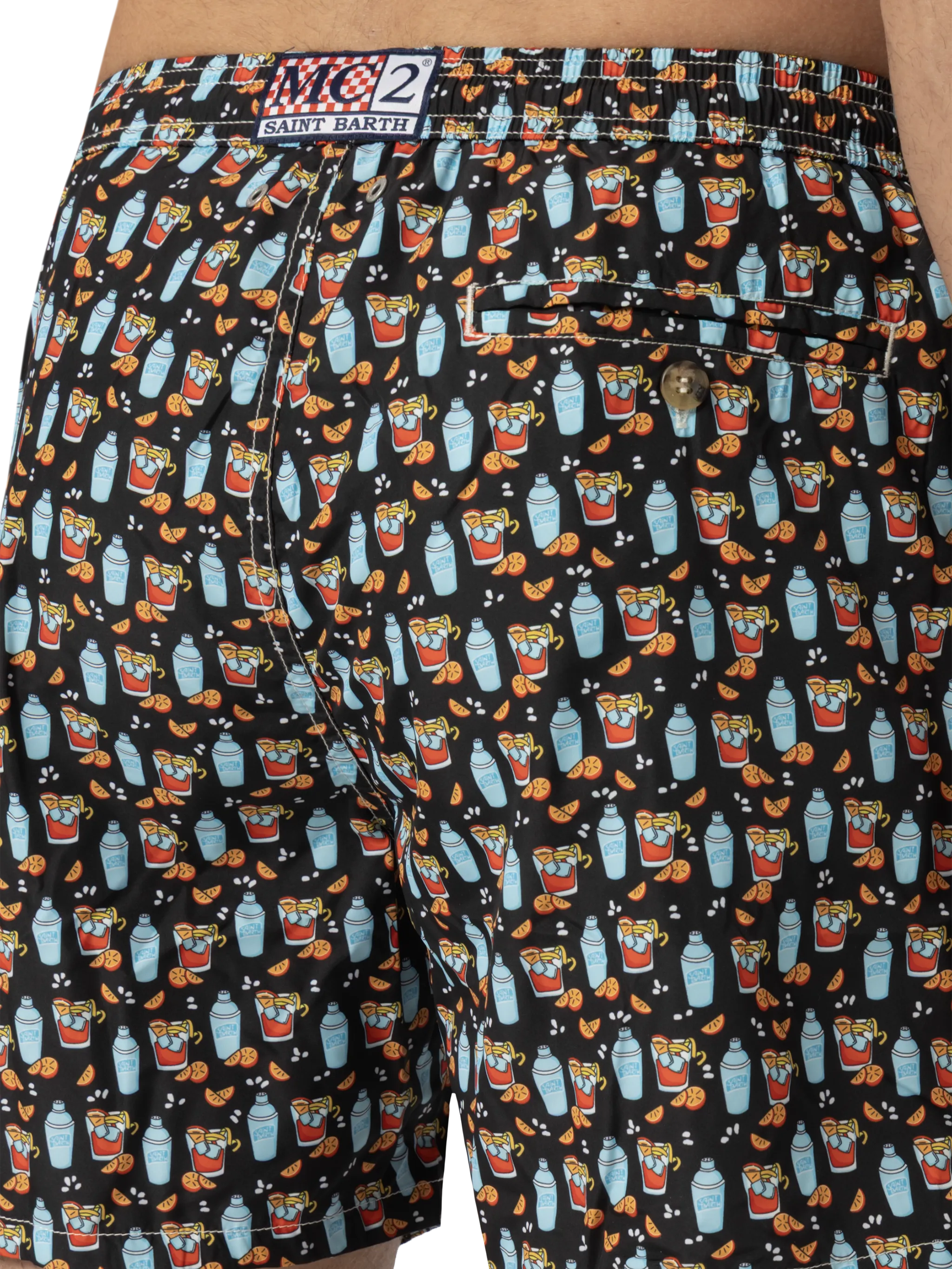 Zwempak met een lichtgewicht print, geschikt voor een lichte bikini.