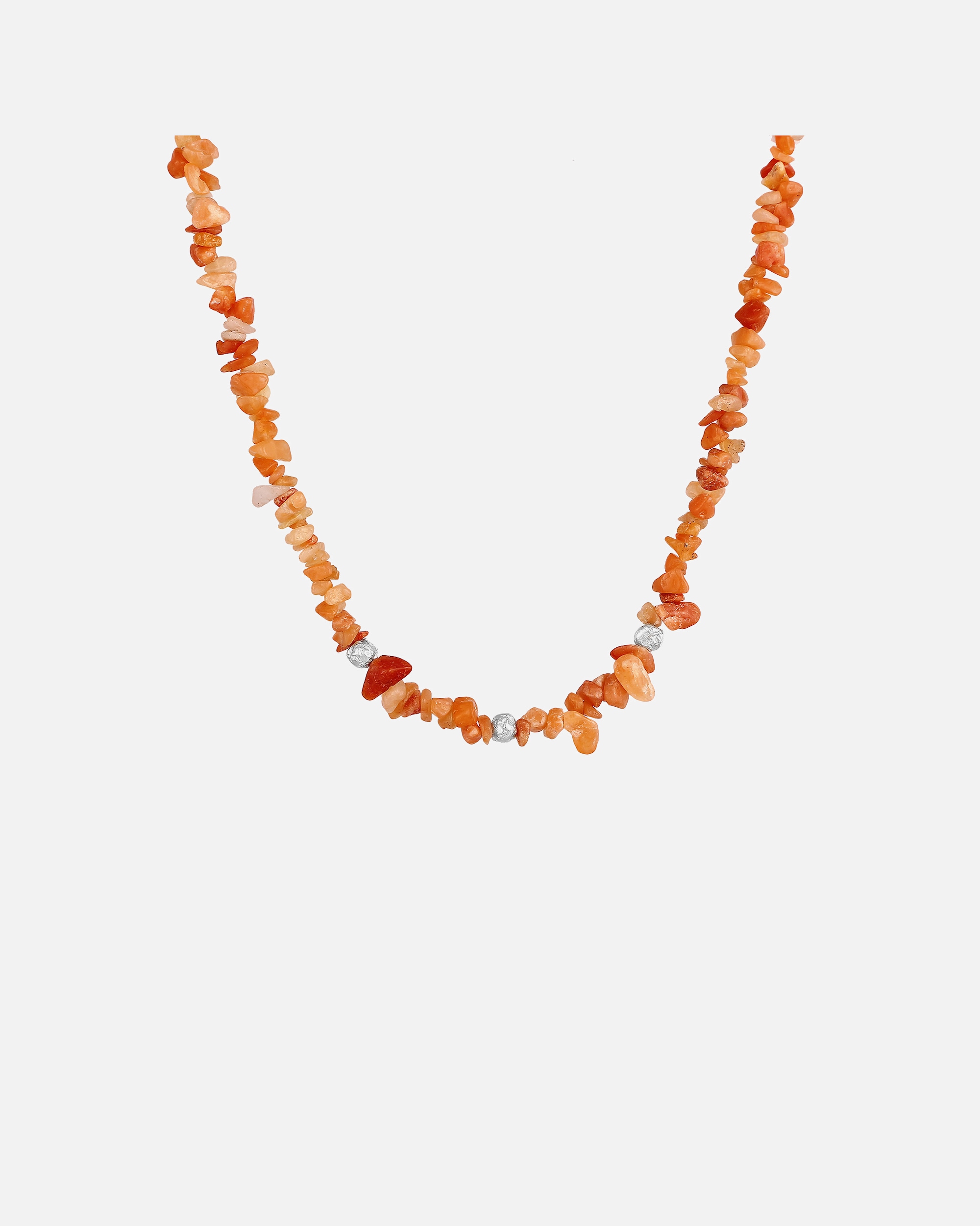 Elli PREMIUM Elli PREMIUM Collier Femmes Perle de galets Nature avec Aventurine Marron en argent sterling 925