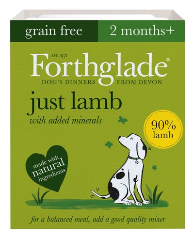 Forthglade Just Grain-Free Natural Wet Dog Food - Just Lamb