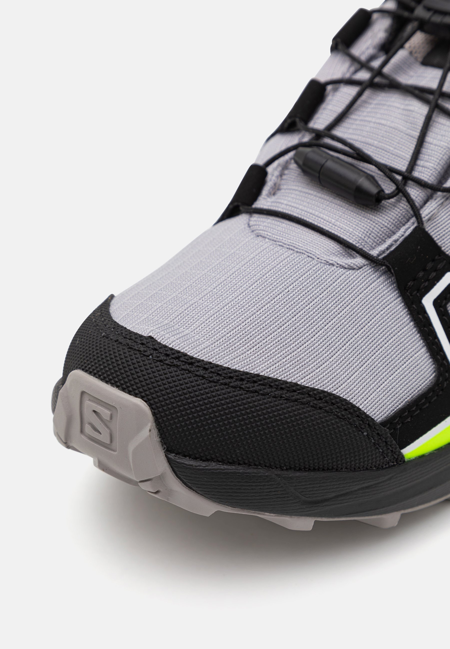 Salomon SPEEDCROSS UNISEX - Trekingové boty - alloy/black/green gecko