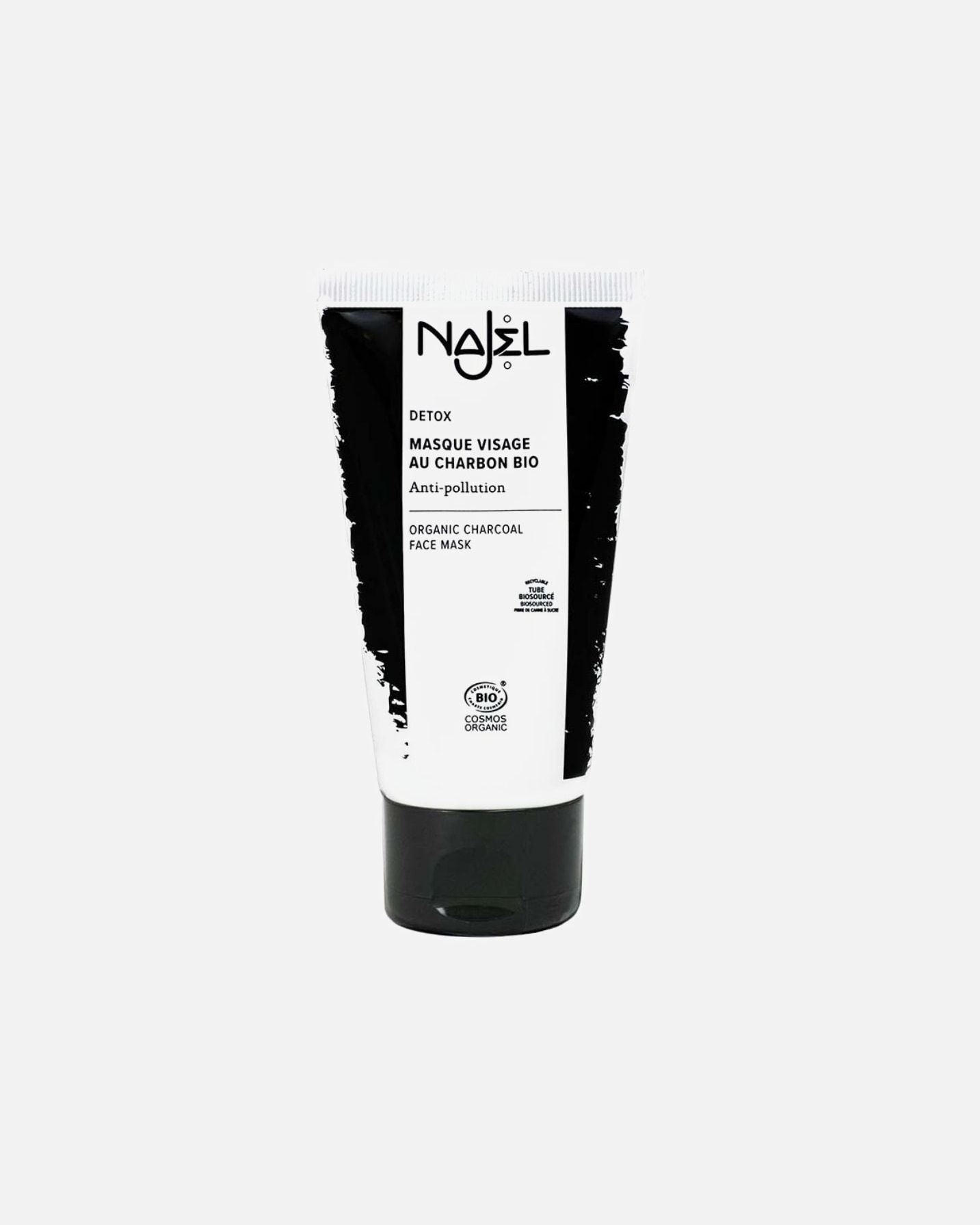 Najel medžio anglies kaukė Veido kaukė su aktyvuota medžio anglimi - 75 ml