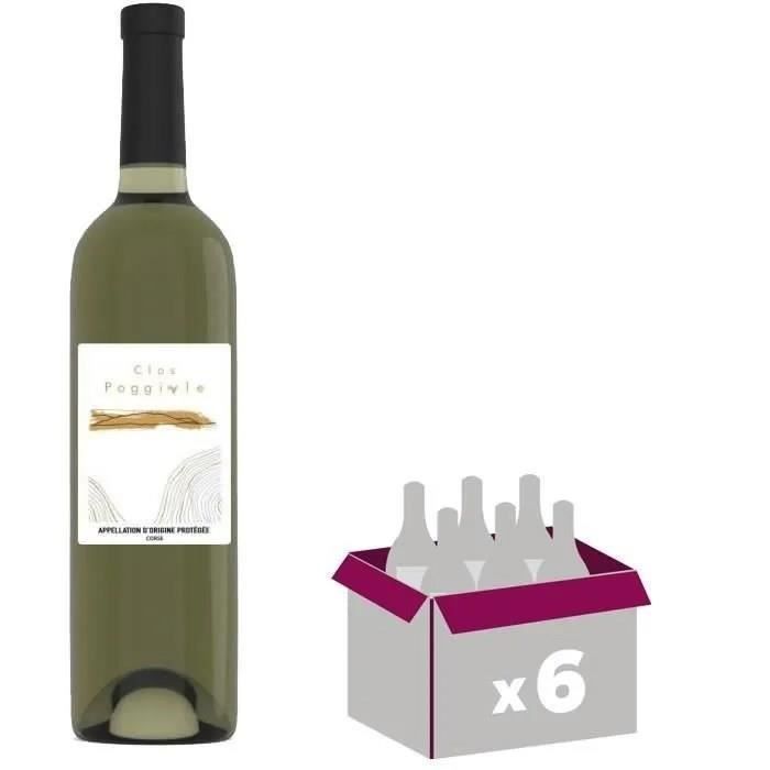 Domaine Terra Vecchia Clos Poggiale 2023 Córcega - Vino blanco corso x6