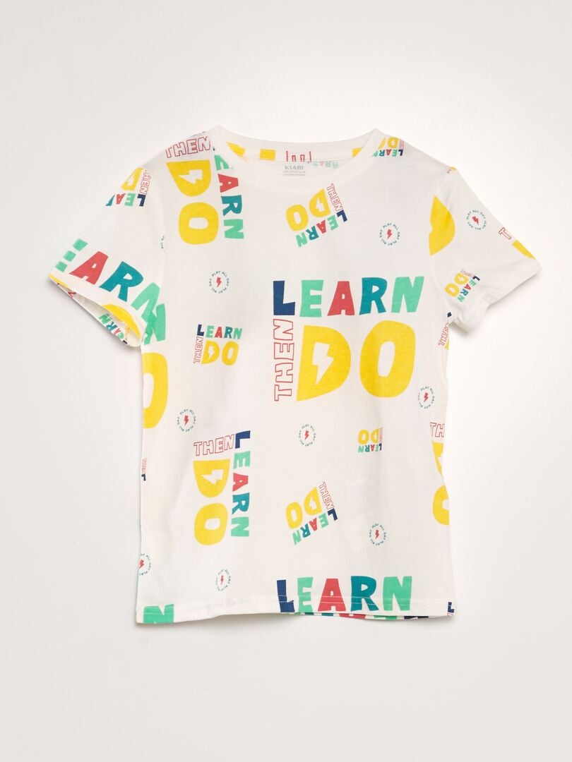 Camiseta estampada - BRANCA