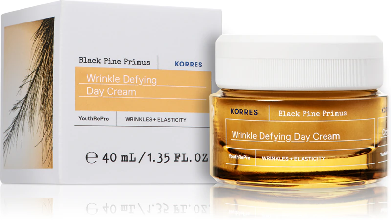 Hydratační denní krém proti stárnutí Korres Black Pine Primus