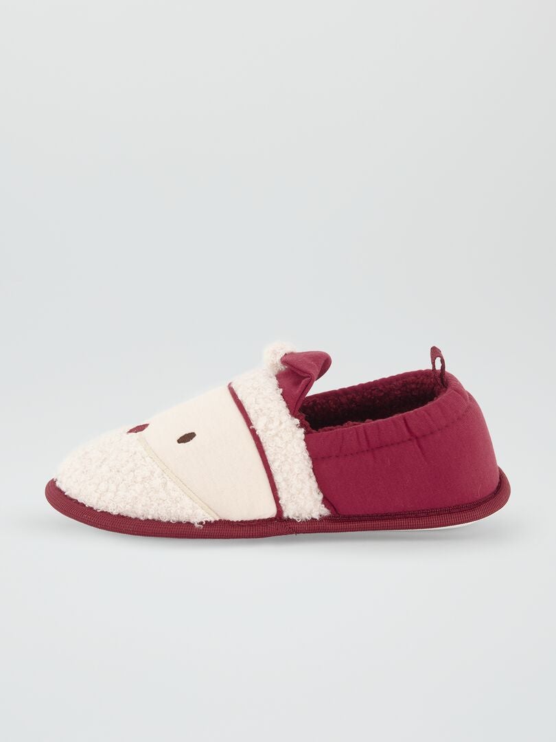 Kerstslippers - ROOD