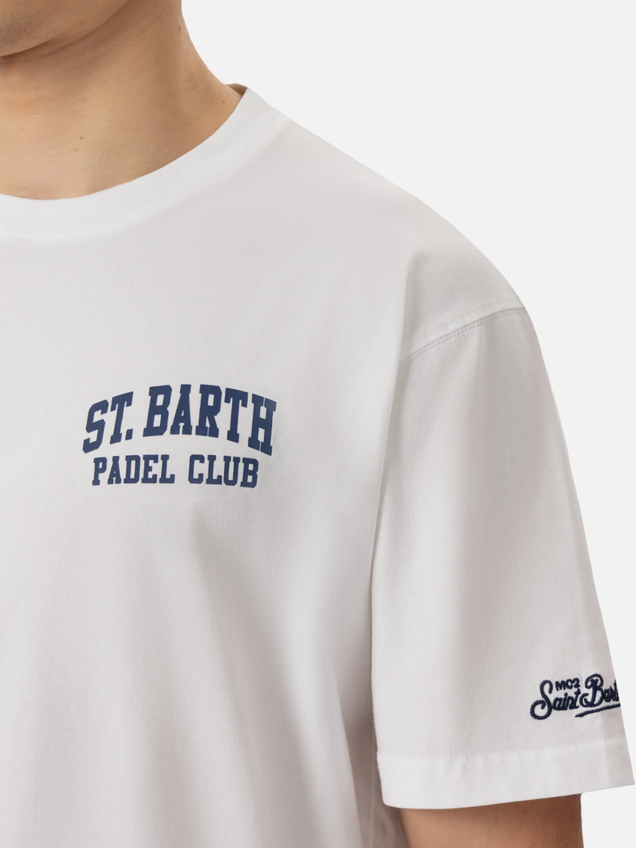 Heren katoenen T-shirt met Snoopy Padel Club-print | SNOOPY PEANUTS® S
