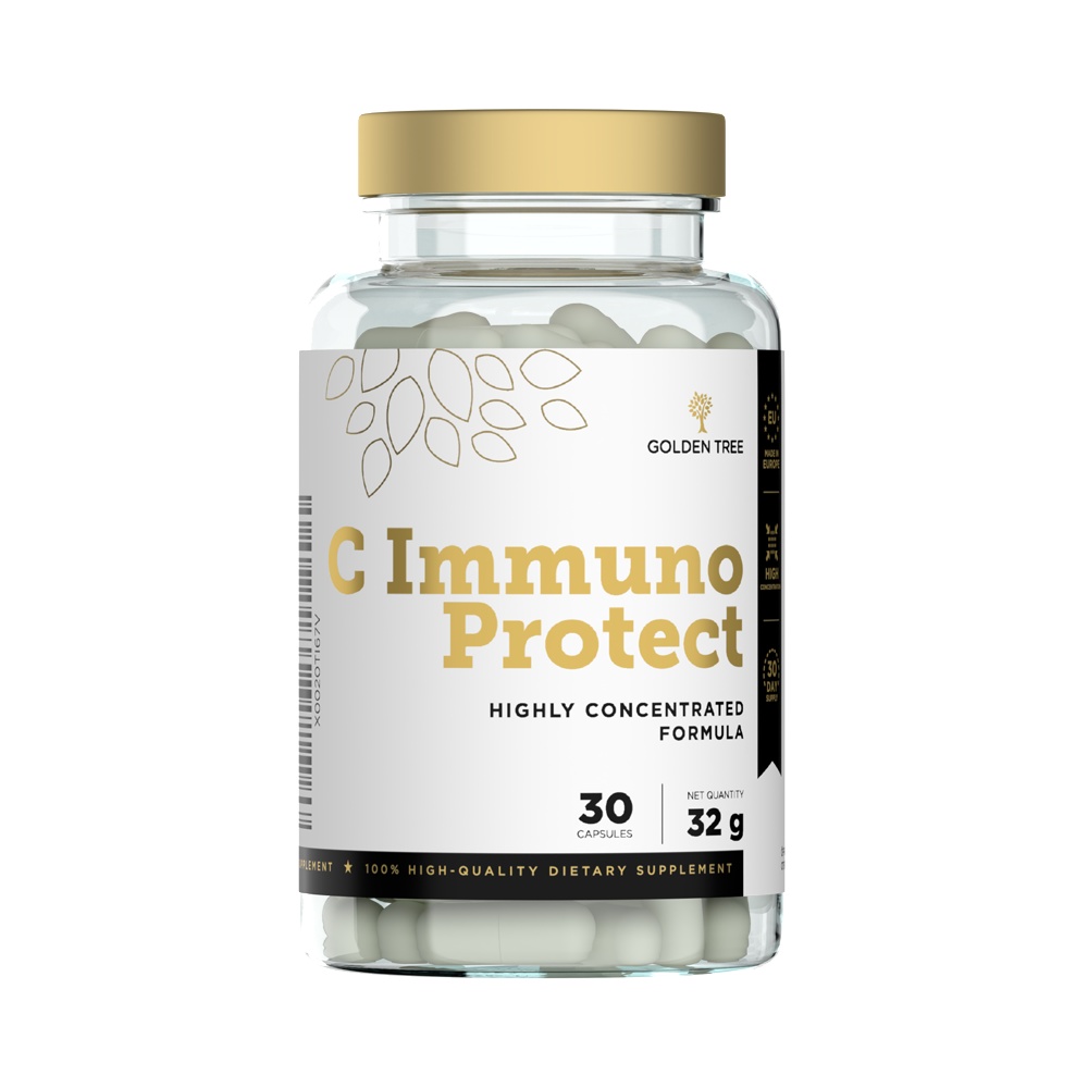 Golden Tree Vitamín C ImmunoProtect - 30 kapsúl