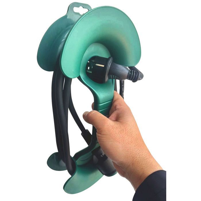 Prolunga da 15 metri - 16A - Sezione 3G1.5mm² - Prolunga elettrica - Con staffa a muro - IP44