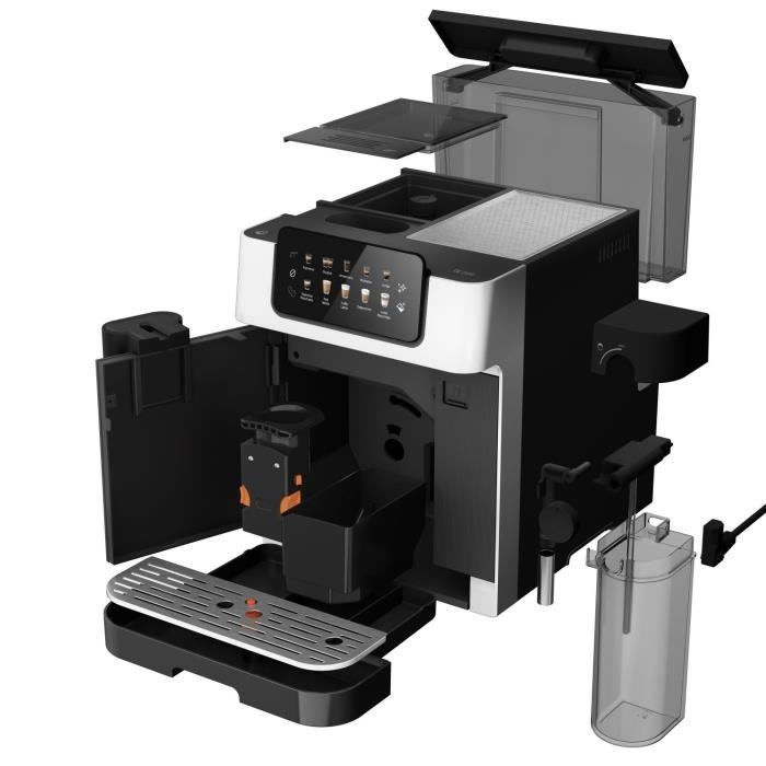 Machine à café avec broyeur - BEKO - CEG7304X - 1350 W - 19 bars - Écran tactile couleur