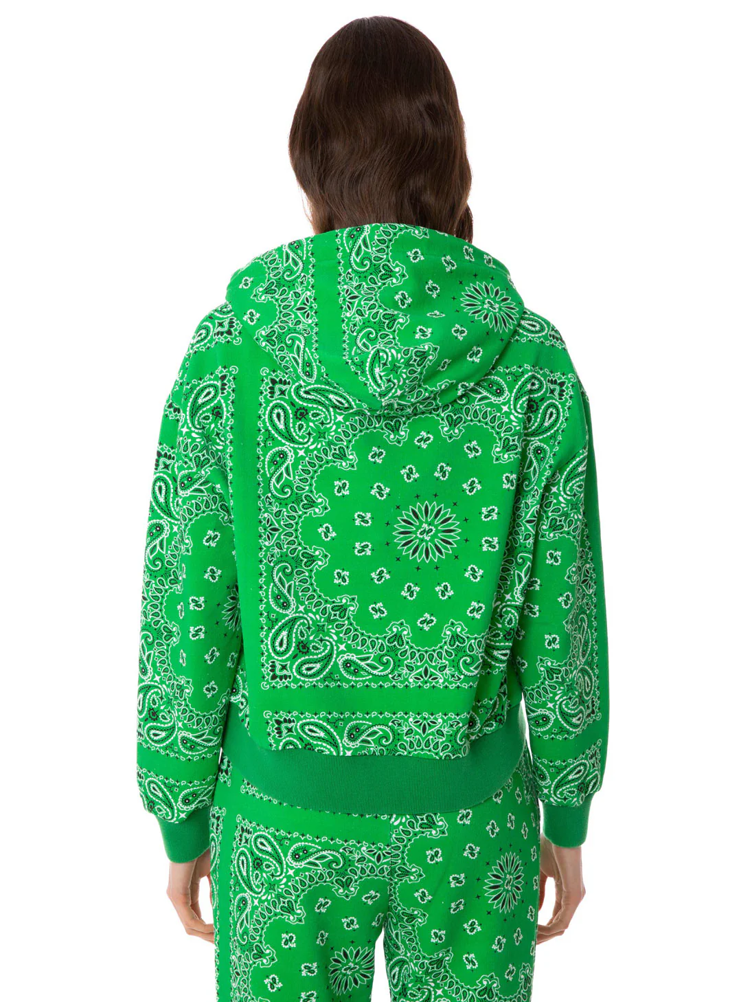 Baumwoll-Sweatshirt mit Bandana-Print