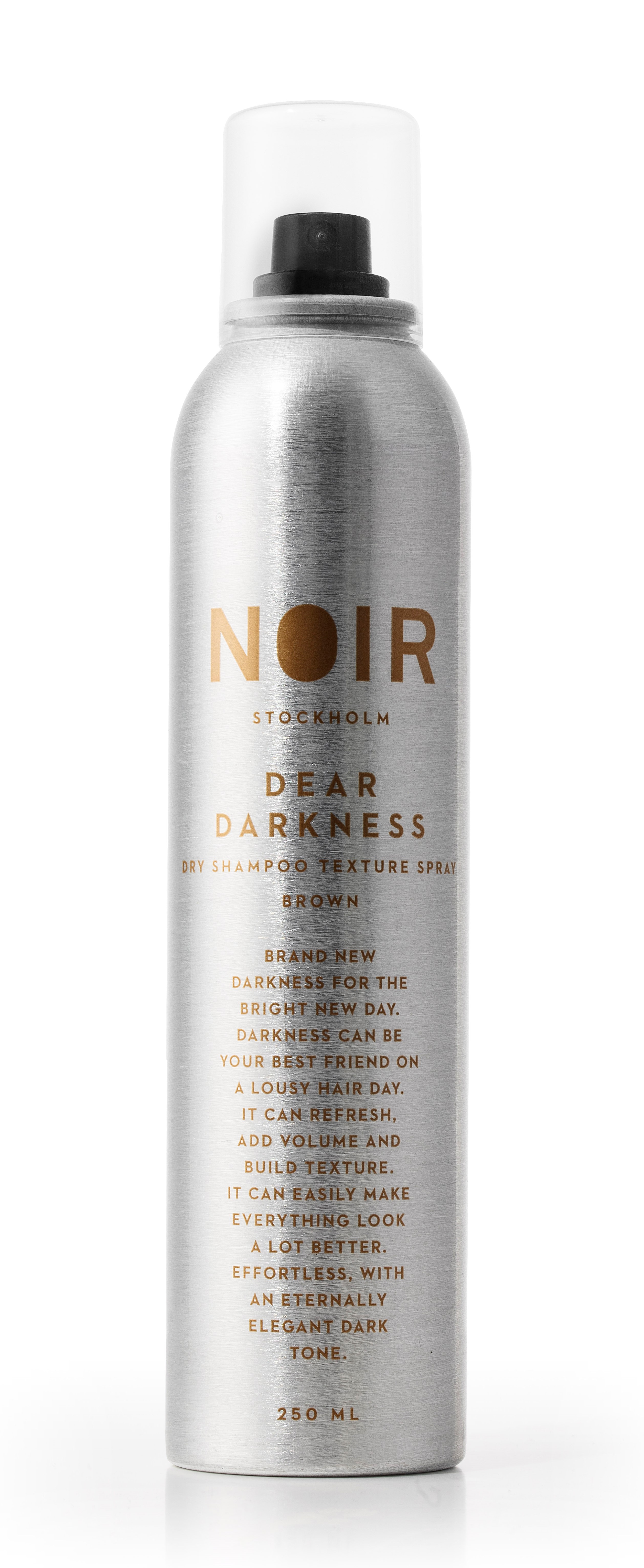 Șampon uscat Dear Darkness pentru brunete 250 ml - NOIR Stockholm