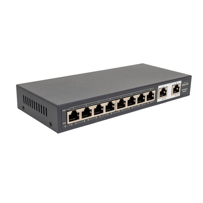 BATI START GIGA POE 10 Ports: SWITCH 8 Ports GIGABIT POE120W +2 GIGABIT Ports