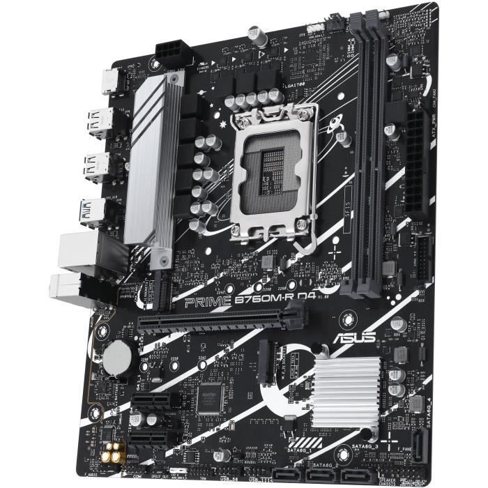 Scheda madre - ASUS - PRIME B760M-R D4 - Intel B760 LGA 1700 micro ATX