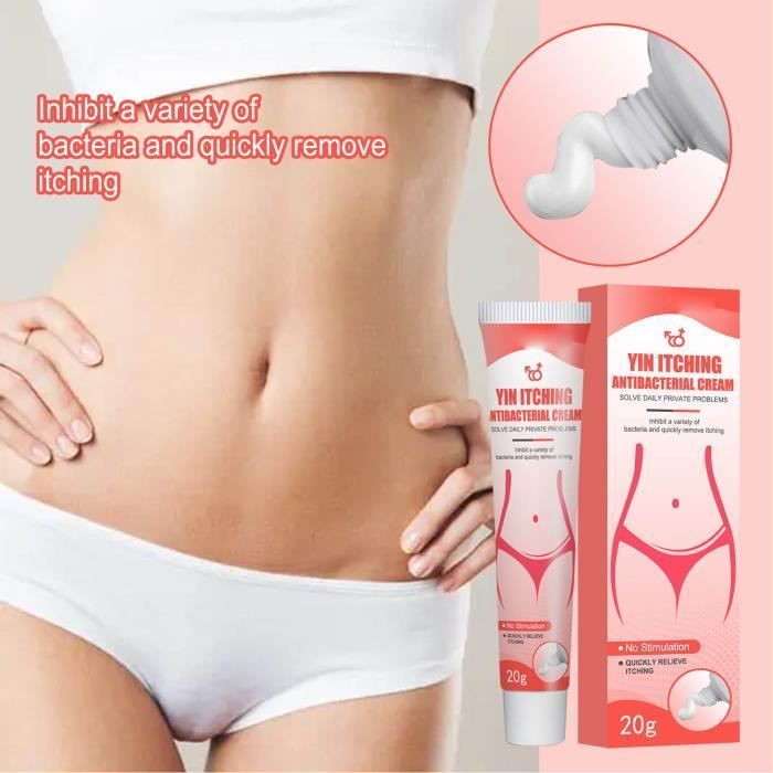 Crema antipicazón VVIKIZY para zonas íntimas - Paquete de 2 - Hipoalergénica - 20 ml - Para mujer