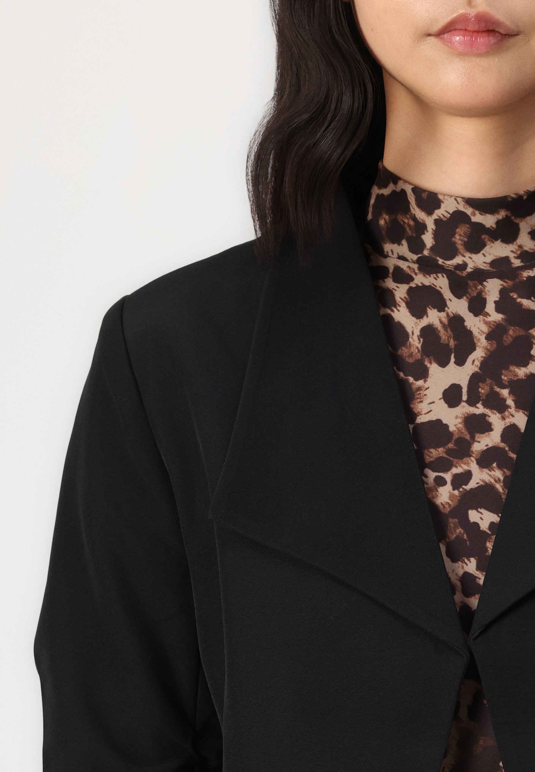 VILA VIHER CROPPED - Blazer - nero
