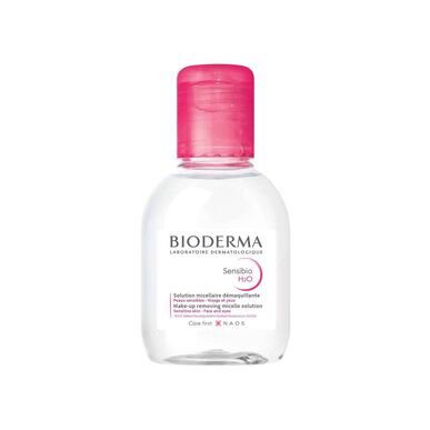 Bioderma Sensibio H2O Miselliliuos herkälle iholle, Misellivesi meikinpoistoaine kasvoille ja silmille, 100ml