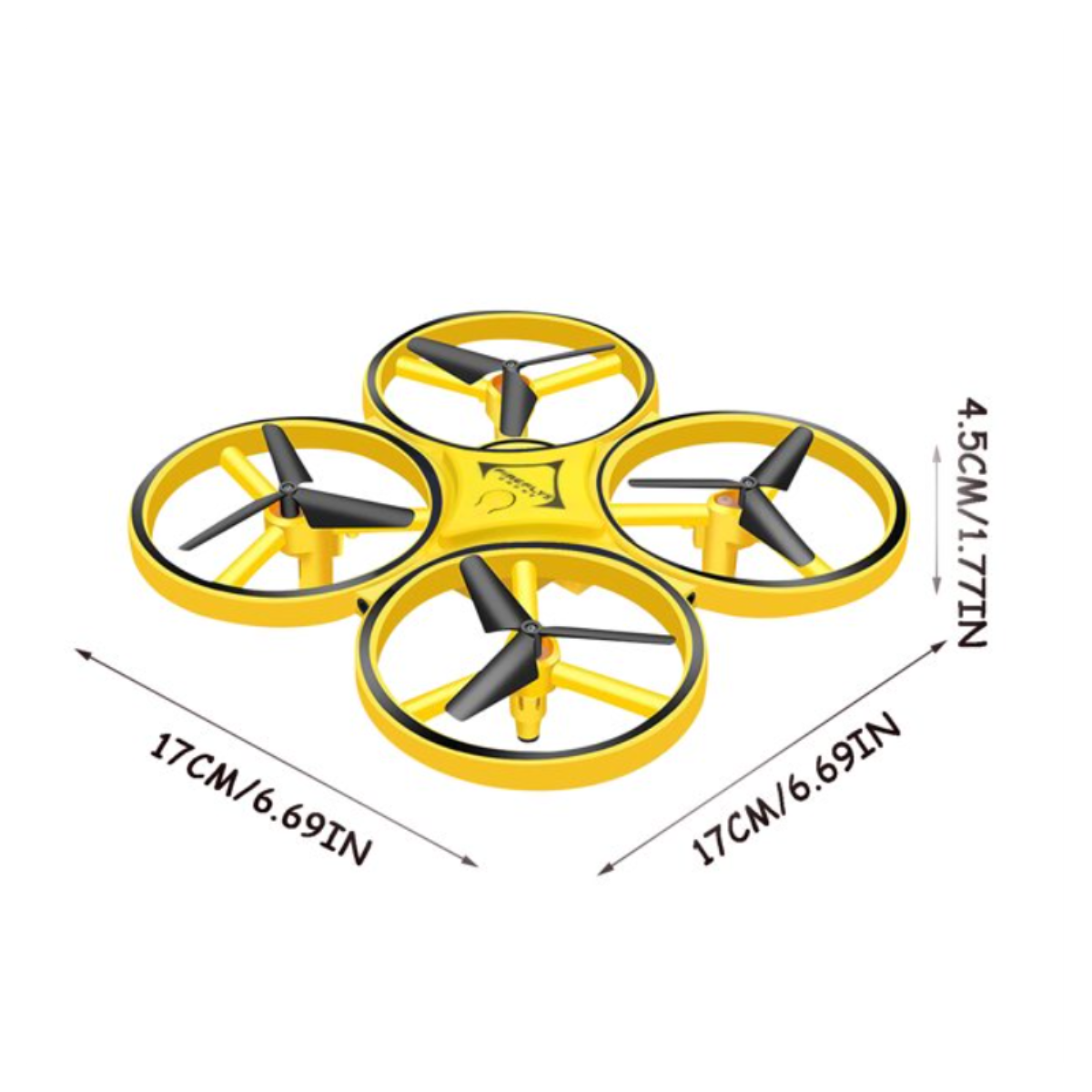 Mini drone quadricoptère Smartek Firefly avec télécommande et éclairage LED