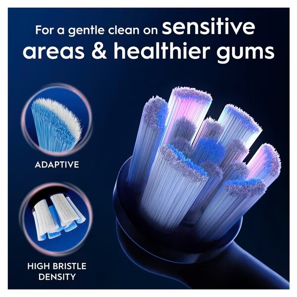 Glave zobne ščetke Oral-B iO Gentle Care, črne, 4 kosi