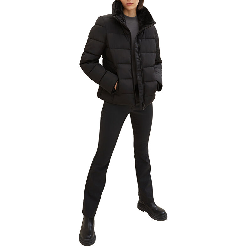 Cappotto nero da donna