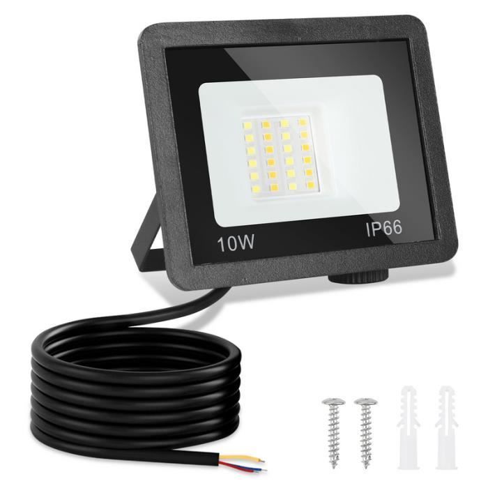 LED Floodlight - Hengda - 10W - IP66 Waterproof - 3 Colors - Die-cast Aluminum