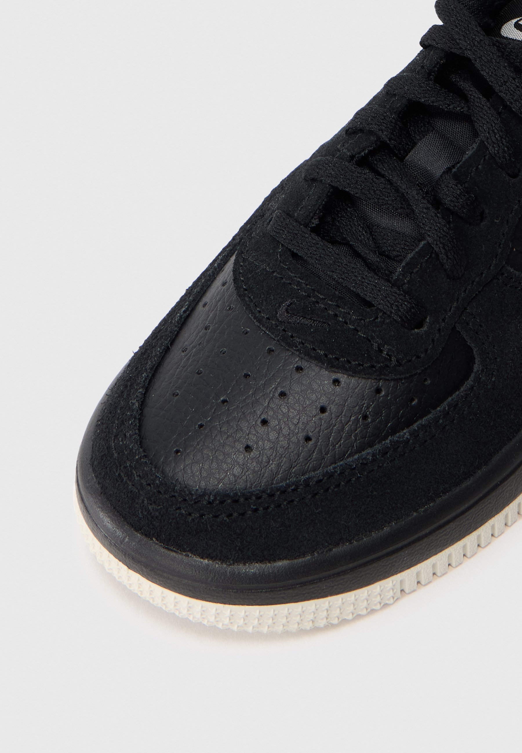 Nike Sportswear FORCE 1 LOW UNISEX - Sneakers - zwart/beige