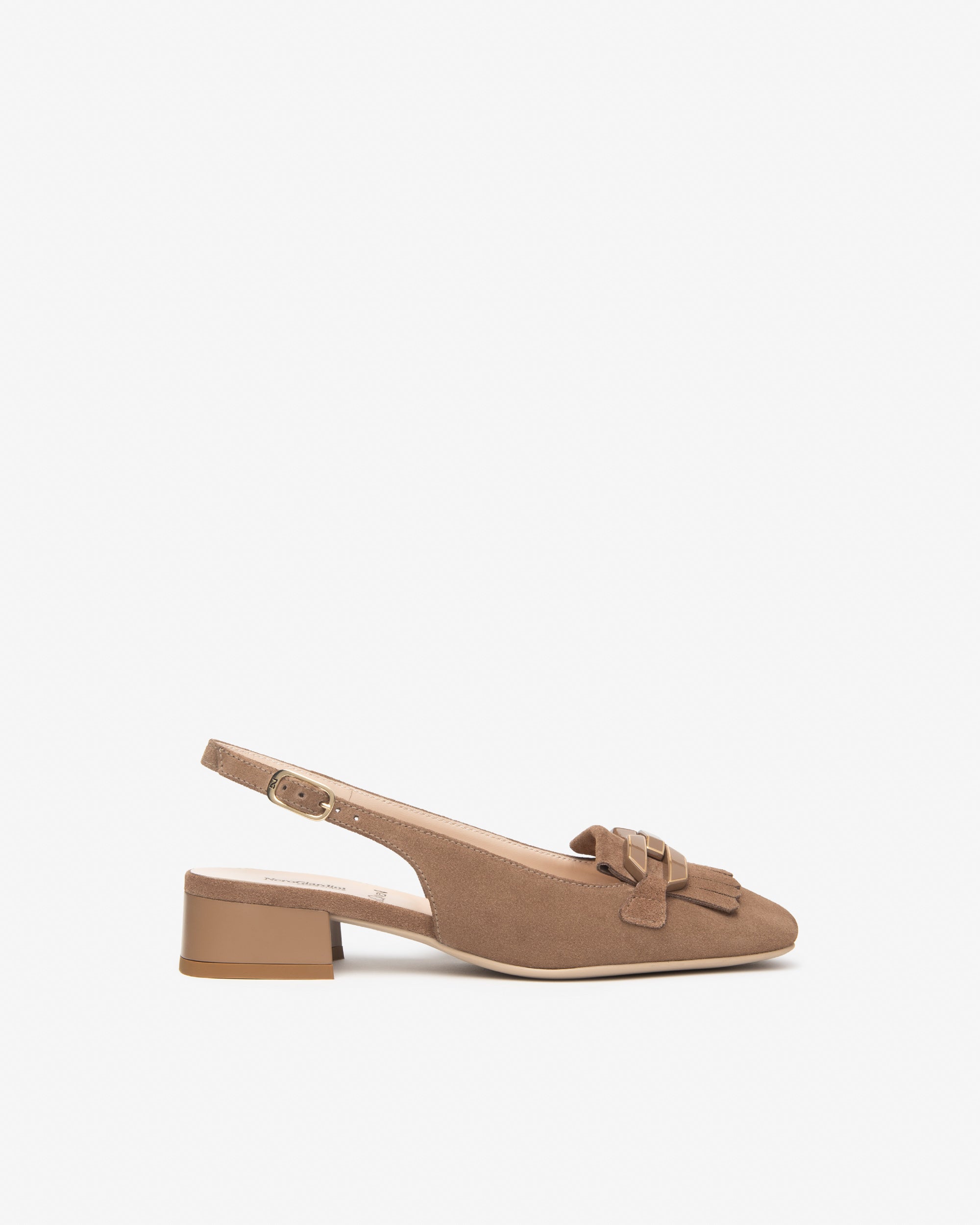  Slingback Donna aus Wildleder