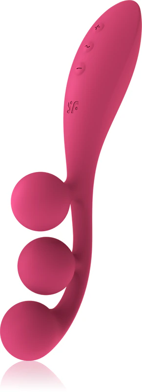 Vibrador Satisfyer Tri Ball 1 com estimulador clitoriano