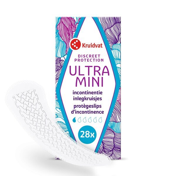 Vložki za inkontinenco Kruidvat Discreet Protection Ultra Mini<br>28 kosov