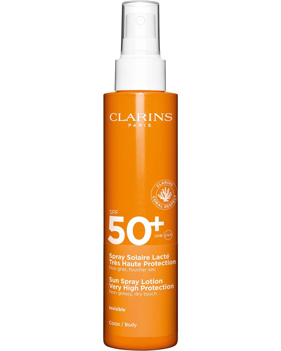 CLARINS Sun Care Loțiune spray solară de corp cu protecție foarte ridicată SPF 50