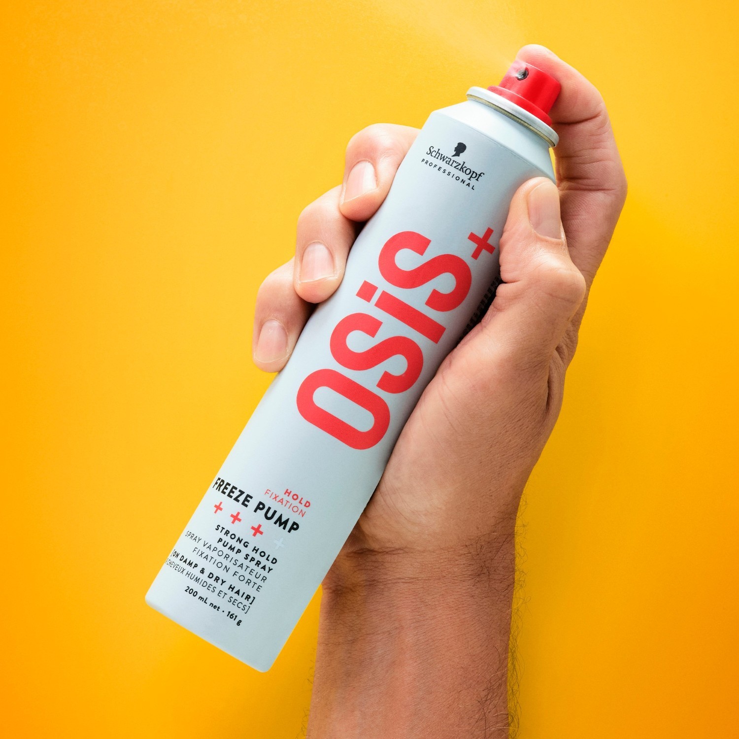 Schwarzkopf Professional OSiS+ Hold Freeze matu laka ar pumpīti - 200 ml