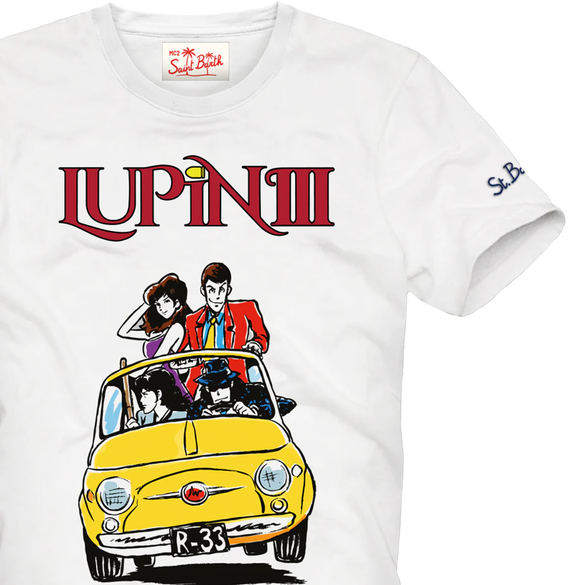 T-shirt da bambino in cotone con stampa Lupin | LUPIN III EDIZIONE SPE