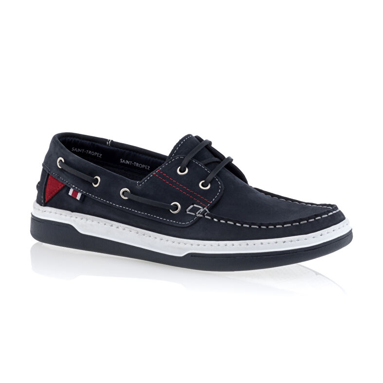 Mocasines/zapatos náuticos azules para hombre