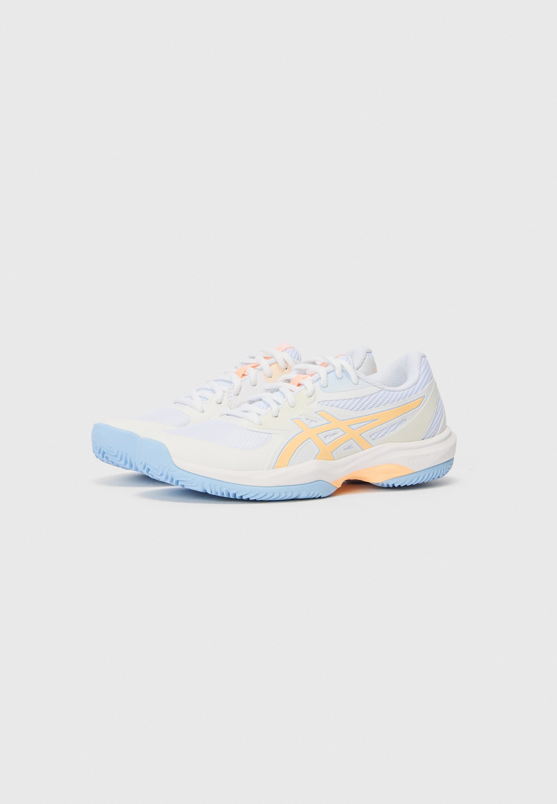 ASICS GAME FF - Chaussures de padel - blanc/orange fluo