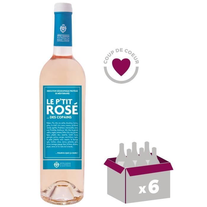Le P'tit Rosé des Copains Méditerranée - Vino rosado x6