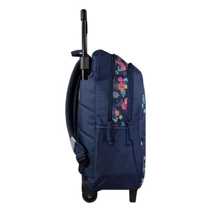 Mochila com Rodinhas Cybel Bagtrotter - 45 cm - Unicórnio - Azul e Rosa