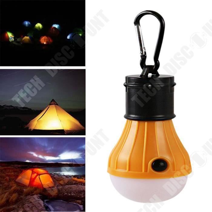 TD® Furniture Light - LED Bulb Hanging Light - Camping Tent Portable Fishing Lantern Lamp Yellow