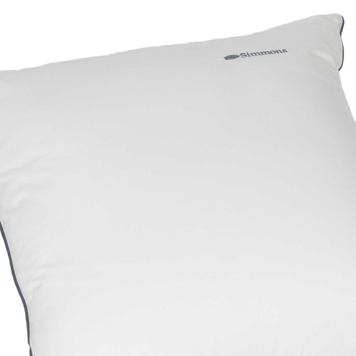 Lot de 2 oreillers Microgel Moelleux percale Simmons 60x60