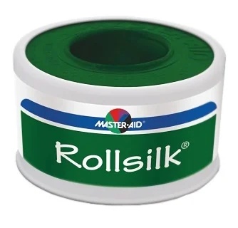 MASTER AID Master Aid Rollsilk bel svileni obliž m 5x2,5 cm