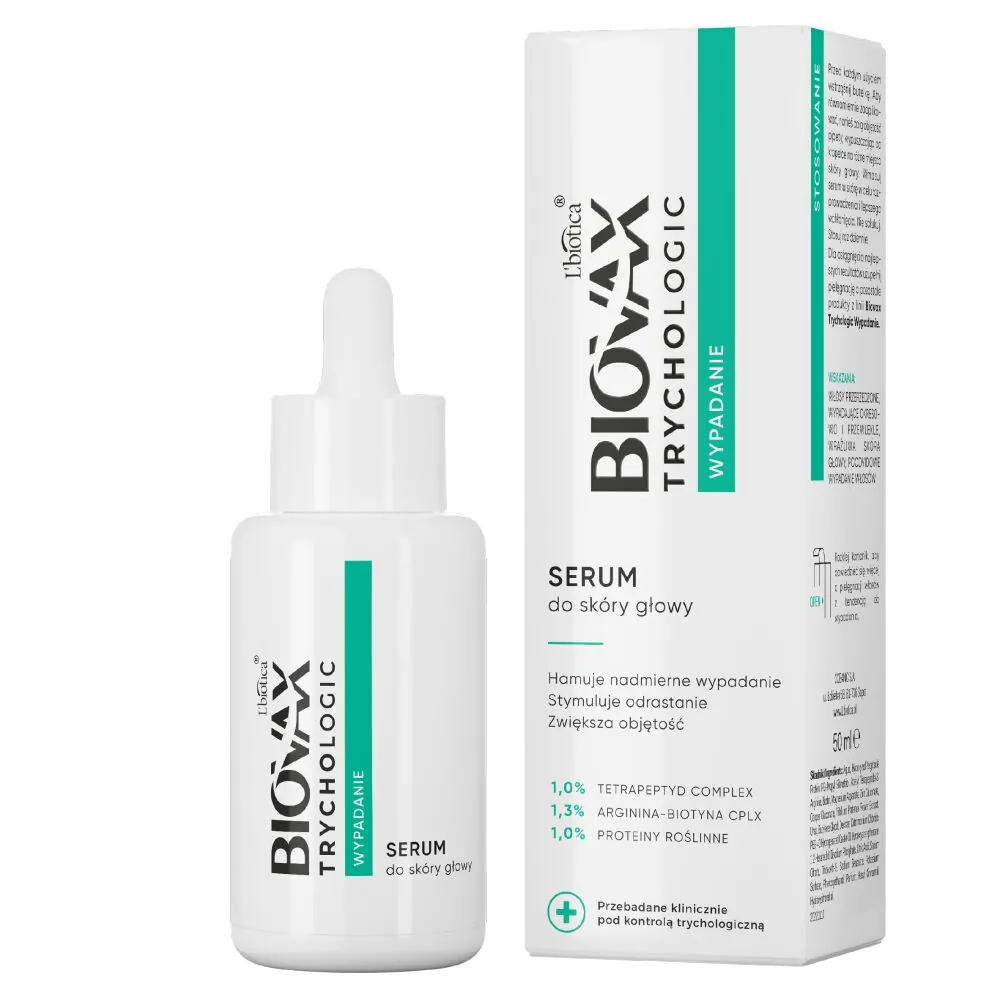Biovax Trychologic Stymulujące Serum przeciw wypadniu włosów