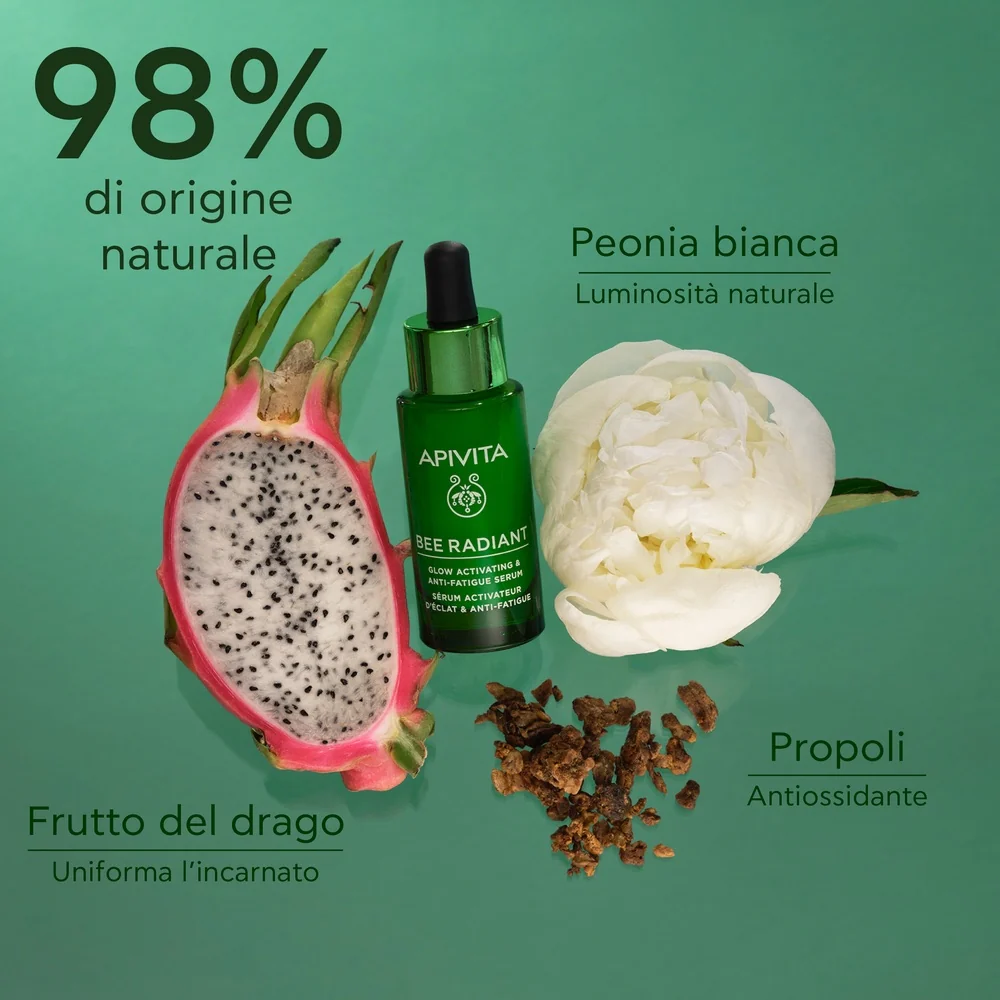 Bee Radiant Siero Attivatore di Luminosità e Anti-Fatica - Siero viso primi segni