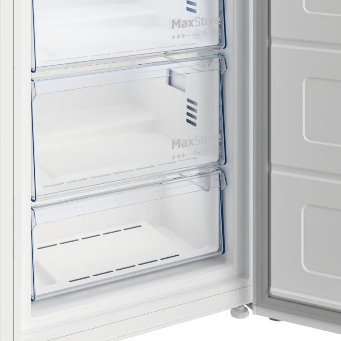 Upright freezer - BEKO - B3RFNE294W - Energy Class E - 260 L - Frost Free - Display - 14.9 kg/24h - 186x59.7x70.9 cm - White