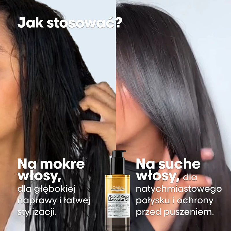L'Oréal Professionnel Serie Expert Absolut Repair molekyylinen ravitseva hiusöljy vaurioituneille hiuksille