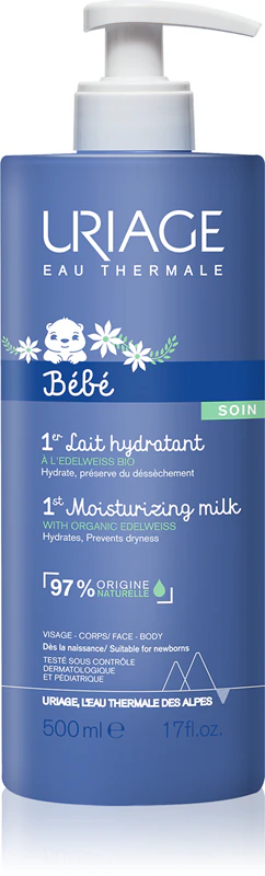 Uriage Bébé 1º Leite Hidratante para bebês desde o nascimento