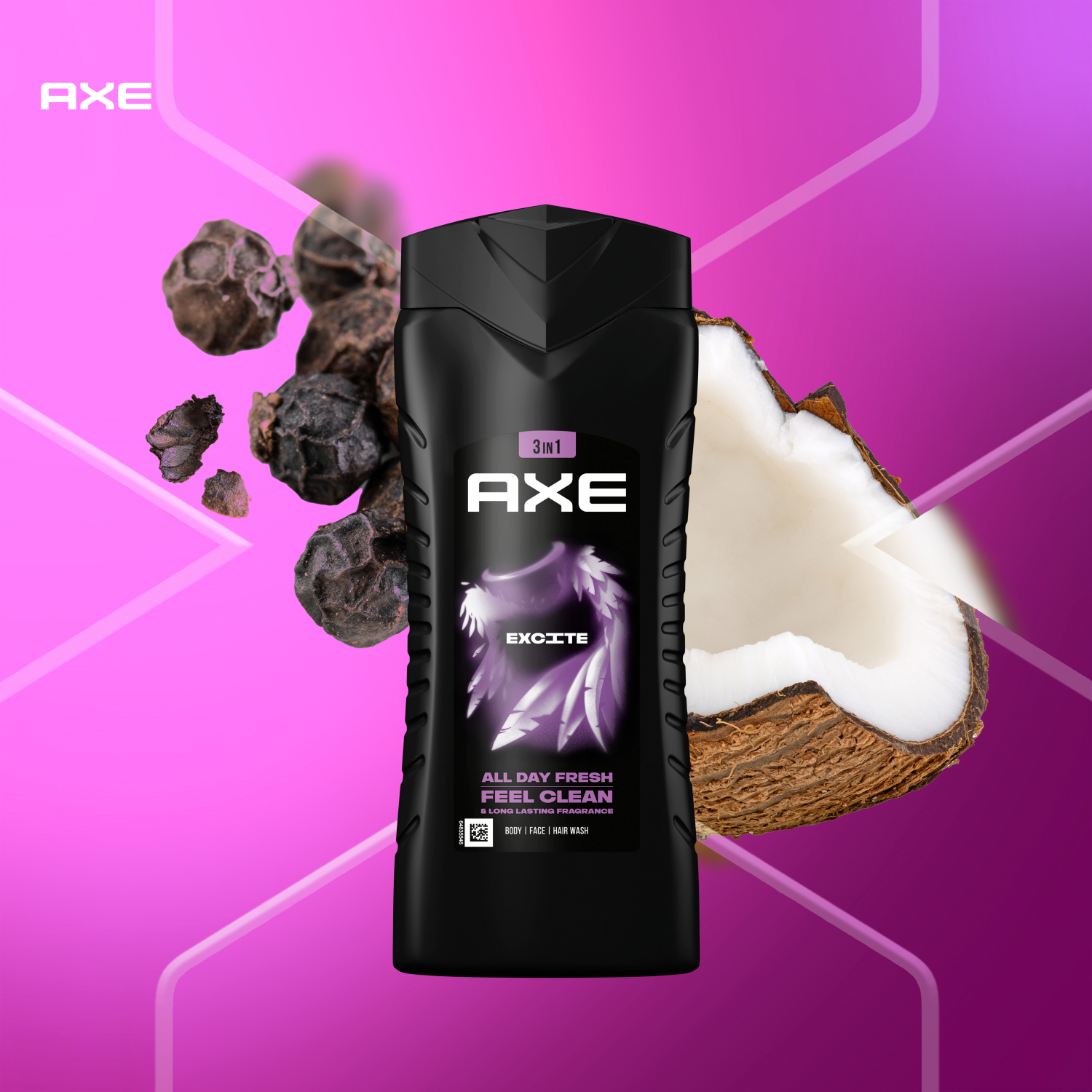 Axe dušas želeja vīriešiem 400ml Excite