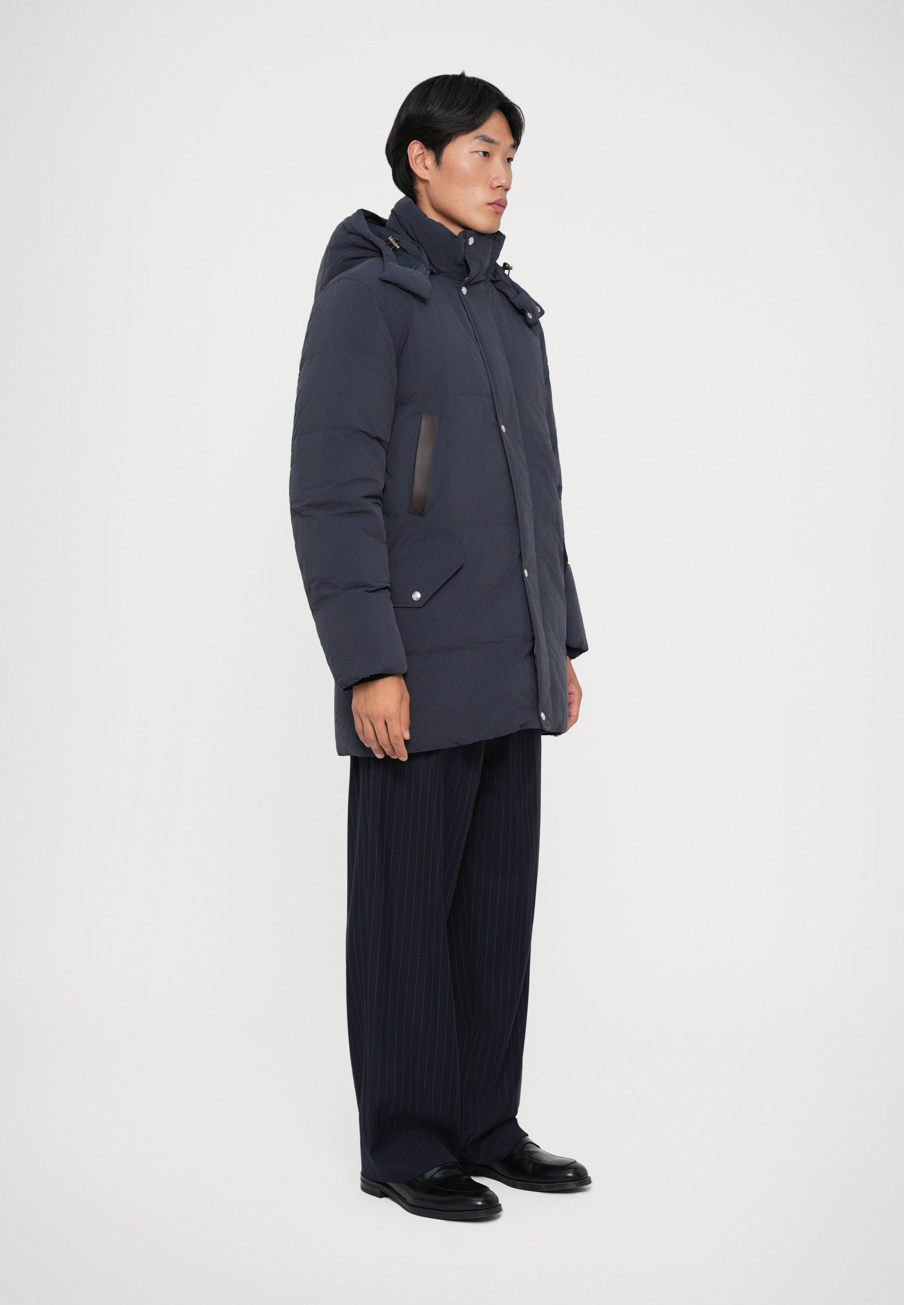 Manteau à capuche Paul Smith - Doudoune - bleu marine très foncé